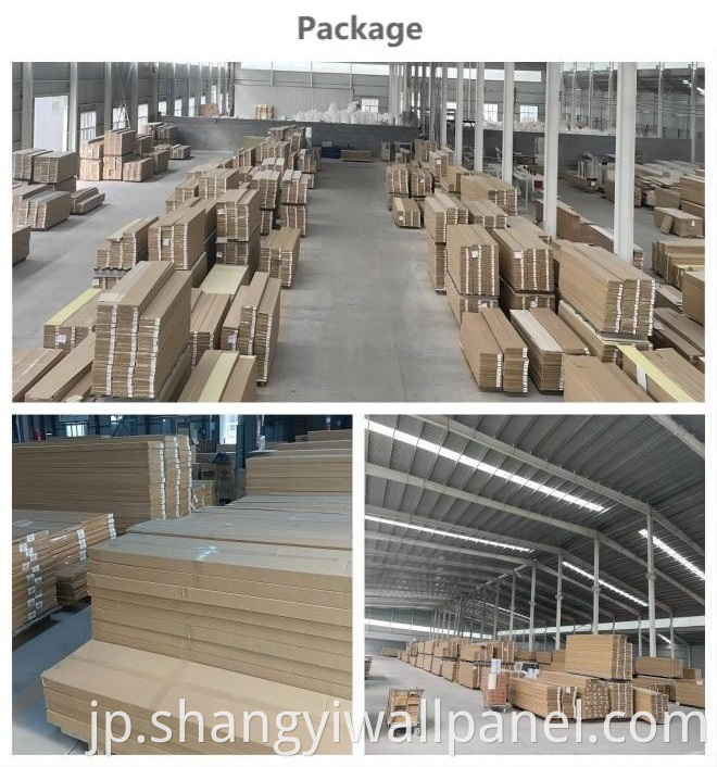 Package of wall panel